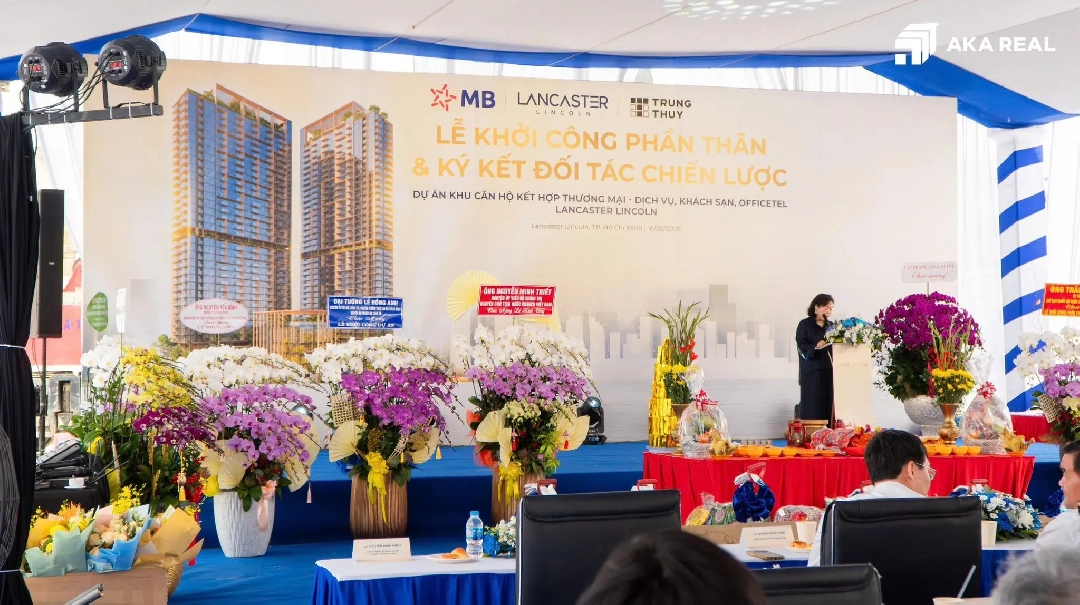 Lễ tái khởi động phần thân Lancaster Lincoln Quận 4 ngày 16/5/2026 do Trung Thủy Group tổ chức